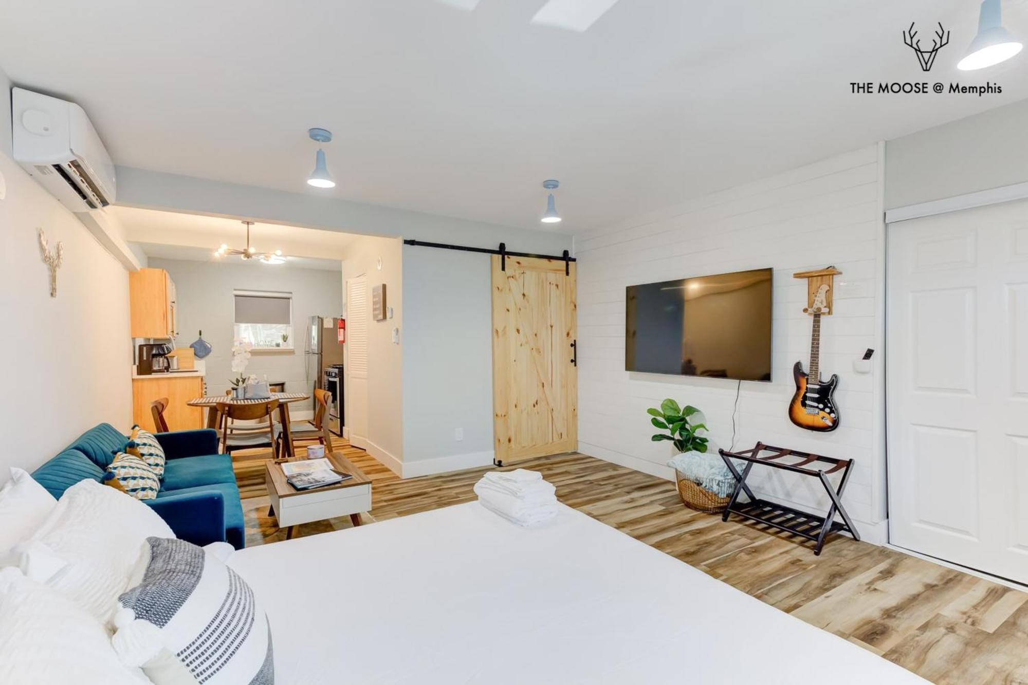 The Moose #11 - Luxe Modern Loft With King Bed, Free Parking & Wi-Fi Apartment Memphis Exterior photo