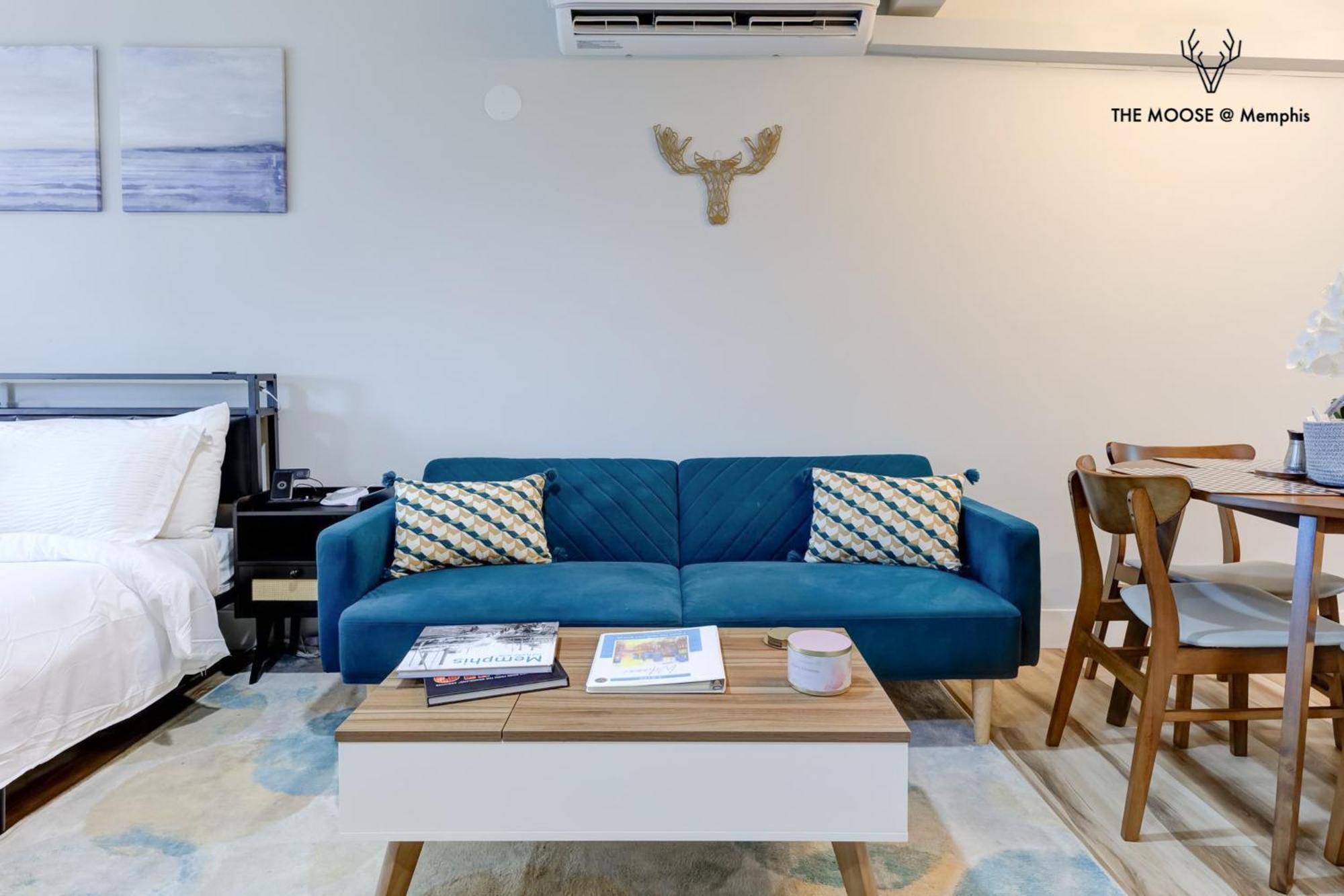 The Moose #11 - Luxe Modern Loft With King Bed, Free Parking & Wi-Fi Apartment Memphis Exterior photo