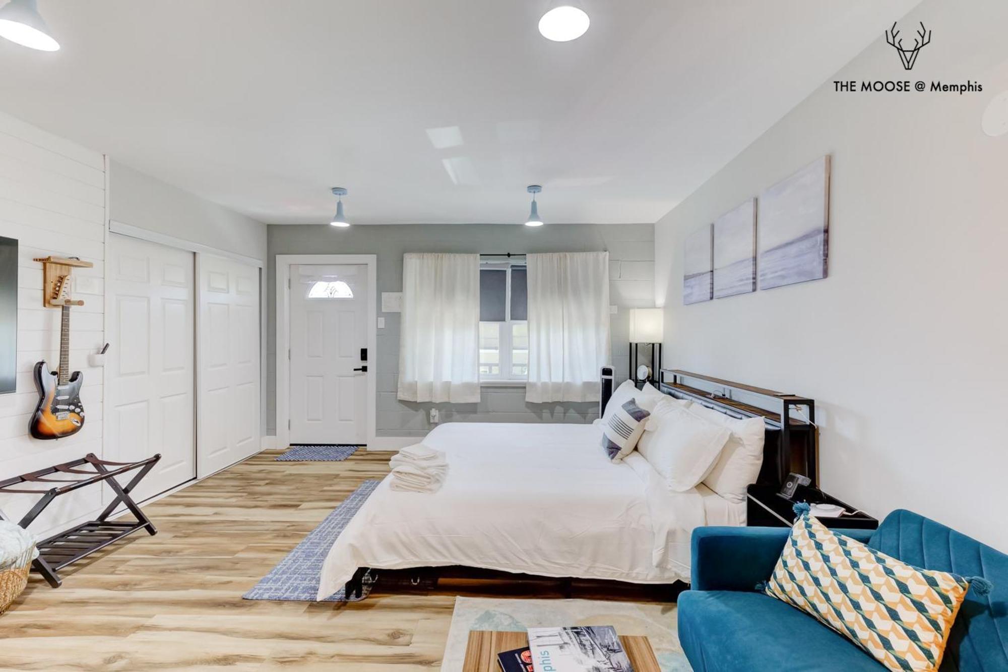 The Moose #11 - Luxe Modern Loft With King Bed, Free Parking & Wi-Fi Apartment Memphis Exterior photo